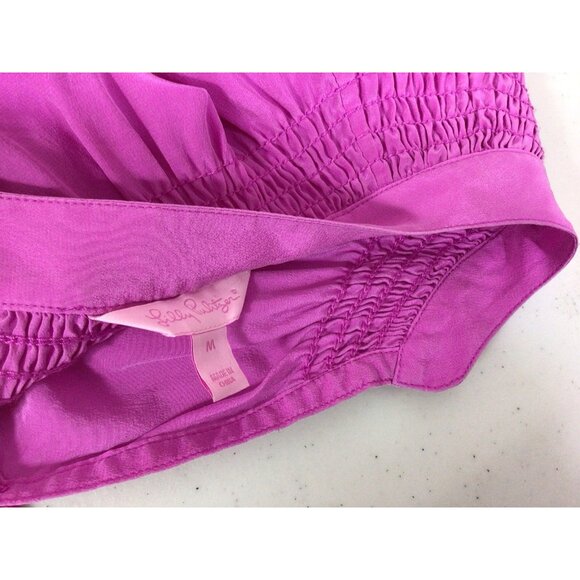 Lilly Pulitzer Silk Blouse Womens Medium - Picture 2 of 7